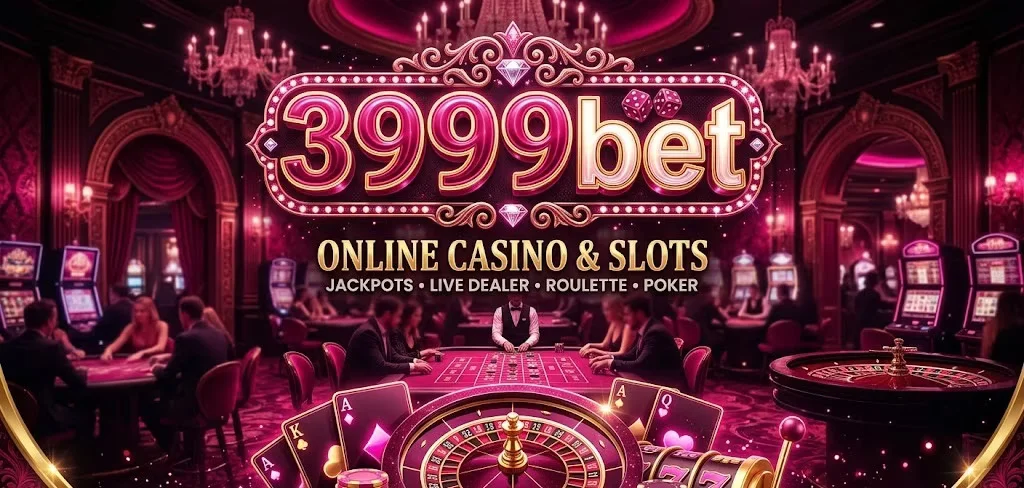 A victorious gamer surrounded by a cascade of golden coins and a shimmering prize wheel — symbolizing the luxury of 3999bet.